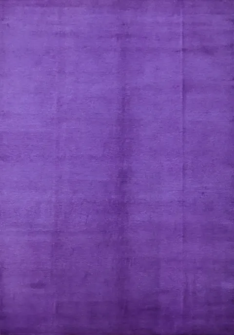 Vegetable Dye Purple Royal Gabbeh Persian Area Rug 9x12