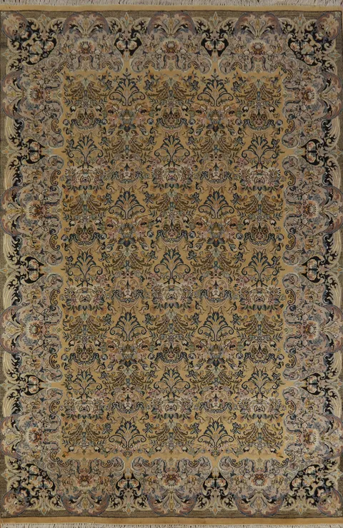 Vegetable Dye Floral Aubusson Chinese Area Rug 6x8