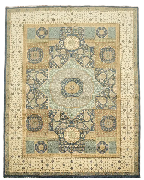 Geometric Kazak Oriental Area Rug 8x10