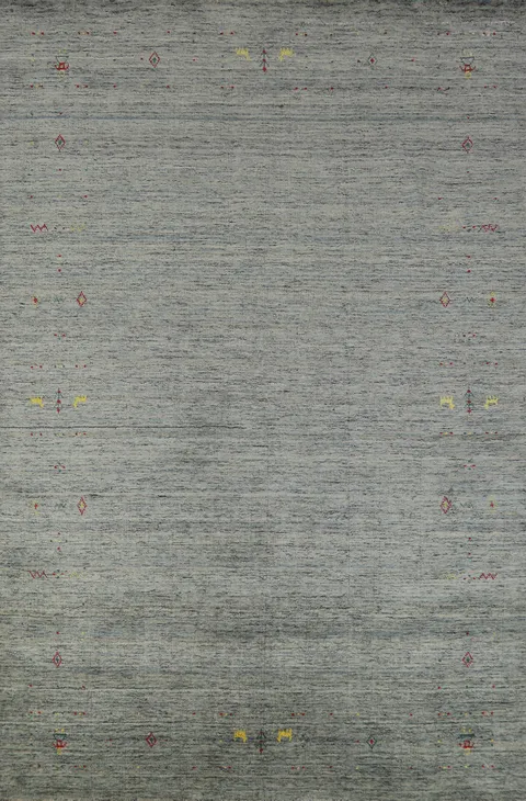 Handmade Wool Gabbeh Indian Area Rug 5x8