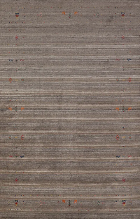 Handmade Wool Gabbeh Oriental Area Rug 5x8