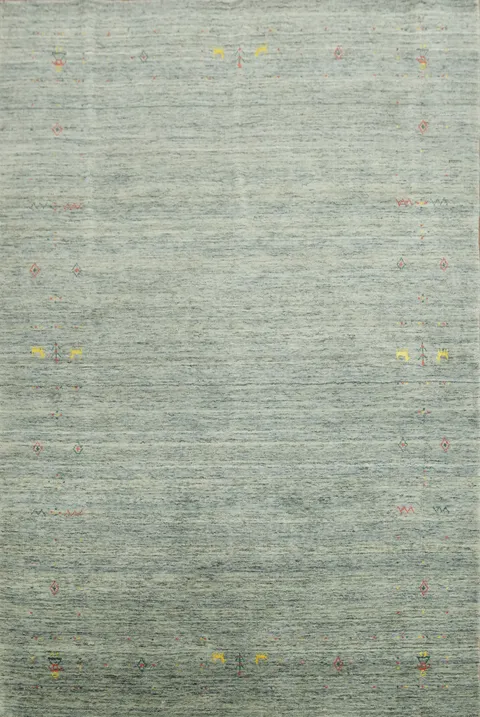 Handmade Wool Gabbeh Oriental Area Rug 5x8