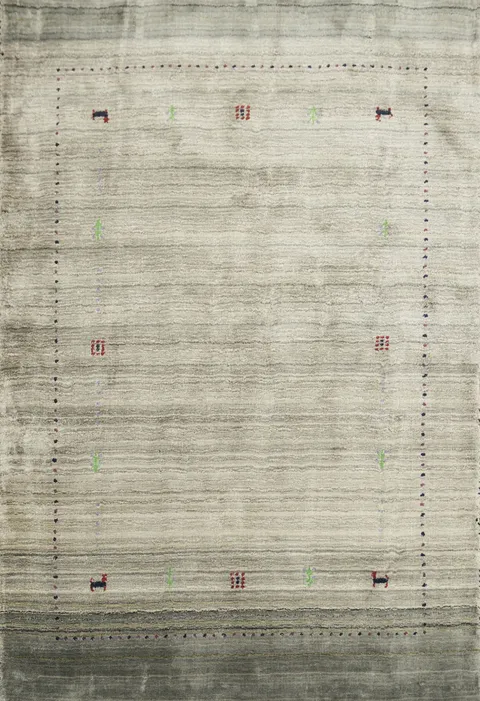 Handmade Gabbeh Oriental Rug 4x6