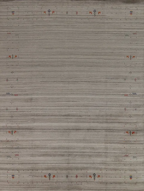 Handmade Wool Gabbeh Indian Area Rug 8x10