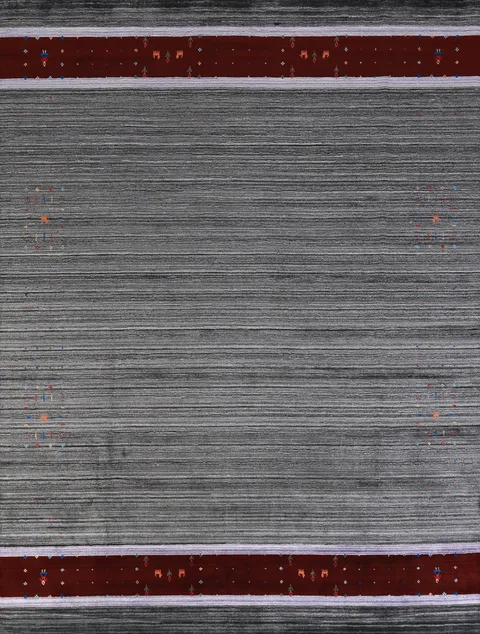 Handmade Wool Gabbeh Indian Area Rug 8x10