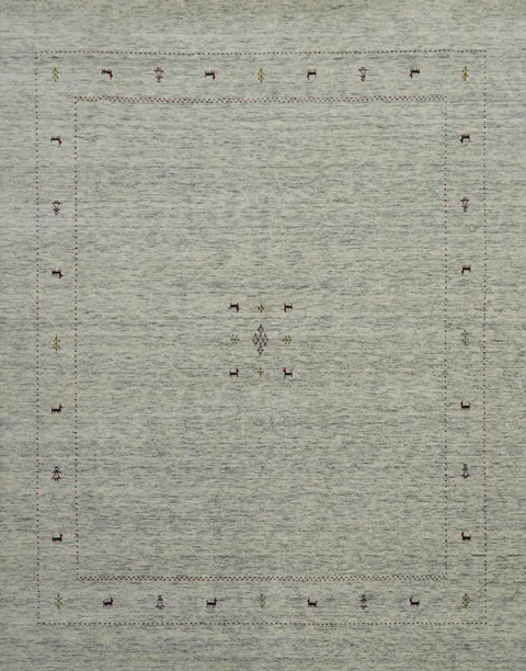 Tribal Gabbeh Indian Area Rug 8x10