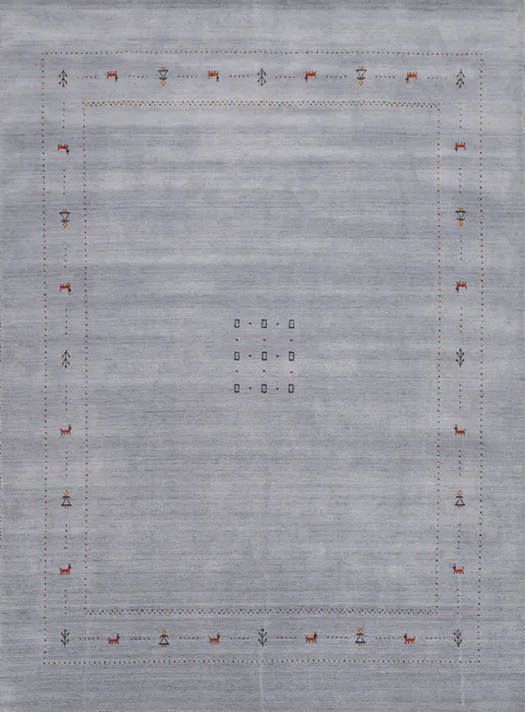 Handmade Wool Gabbeh Indian Area Rug 8x10