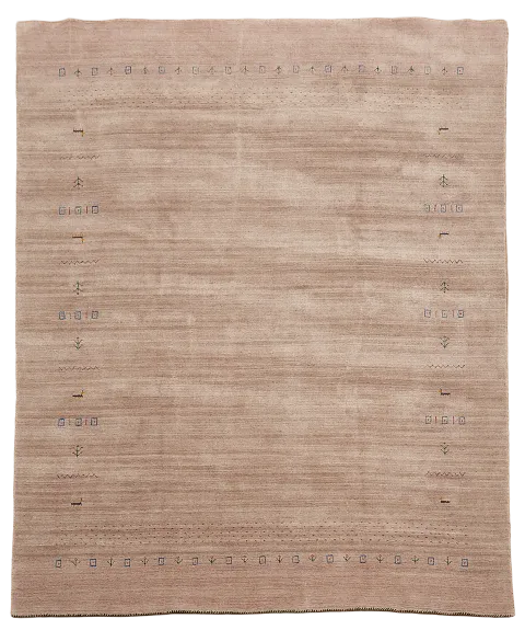 Brown Tribal Gabbeh Indian Area Rug 8x10