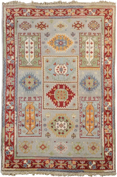 Handmade Heriz Serapi Indian Rug 4x6