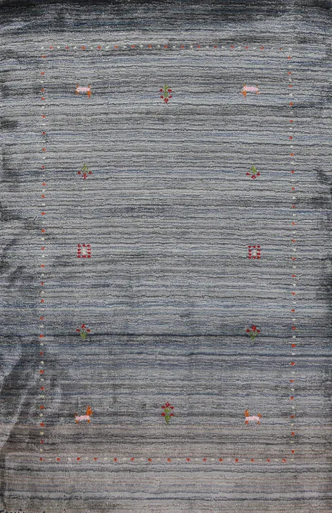Handmade Wool Gabbeh Indian Rug 3x5