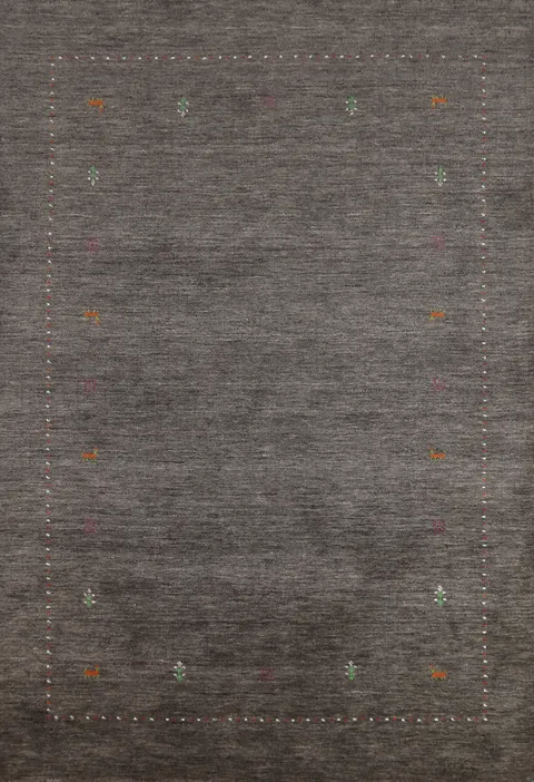 Handmade Gabbeh Indian Area Rug 5x8