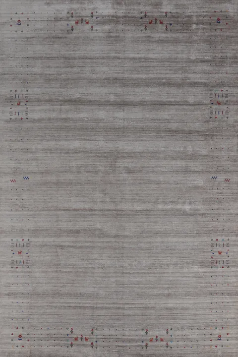 Handmade Gabbeh Indian Area Rug 9x12