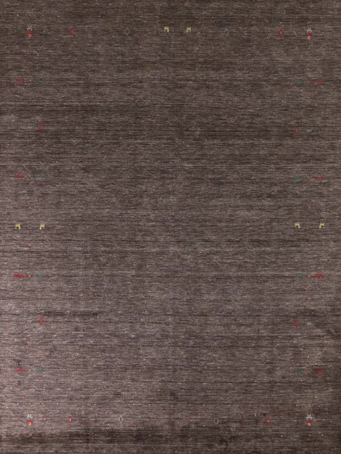 Brown Wool Gabbeh Indian Area Rug 8x10