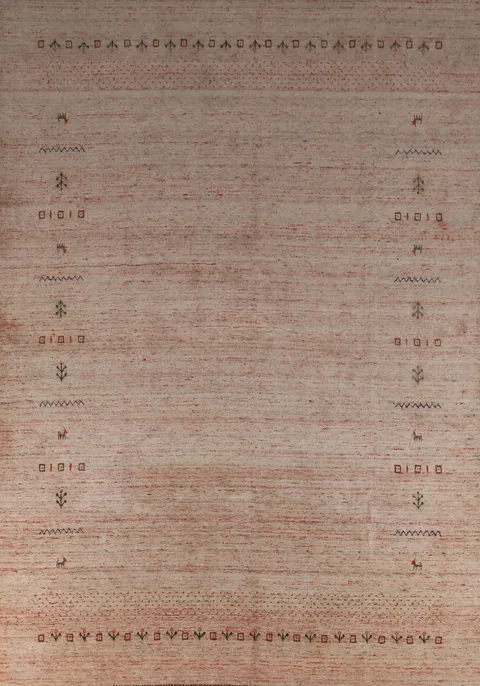 Handmade Gabbeh Indian Area Rug 9x11