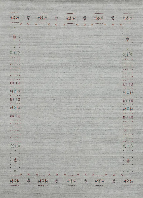 Handmade Wool Gabbeh Indian Area Rug 8x10