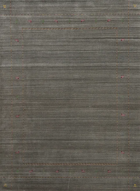 Handmade Wool Gabbeh Indian Area Rug 8x10