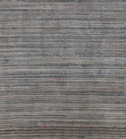 Square Wool Gabbeh Indian Area Rug 8x8