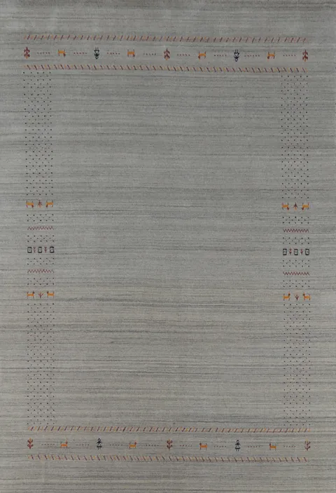Tribal Wool Gabbeh Indian Area Rug 8x10