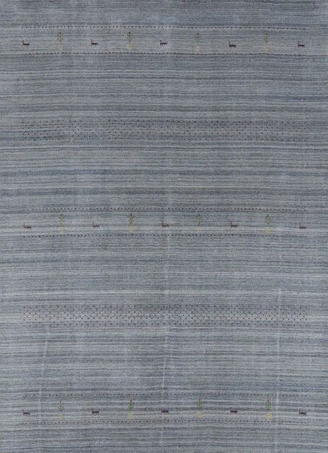 Tribal Wool Gabbeh Indian Area Rug 8x10