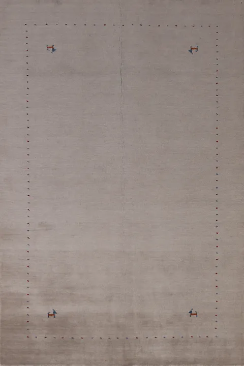 Handmade Gabbeh Indian Area Rug 5x8