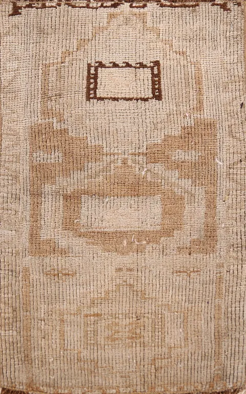 Antique Look Anatolian Turkish Foyer Rug 1x2
