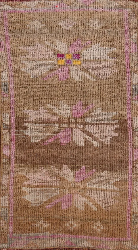 Antique Look Anatolian Oriental Accent Rug 1x3