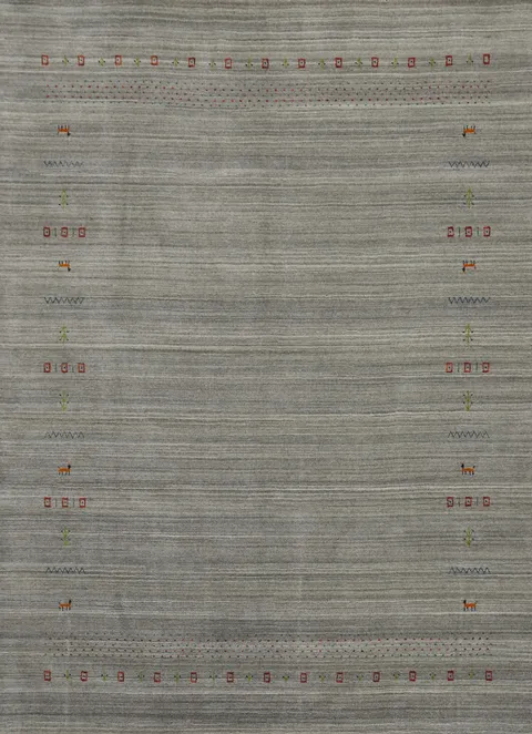 Tribal Wool Gabbeh Indian Area Rug 8x10