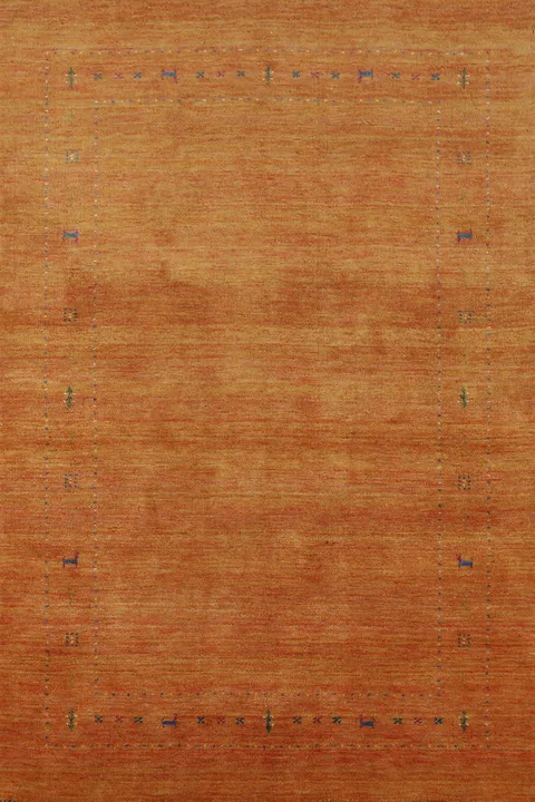 Handmade Wool Gabbeh Indian Area Rug 5x8