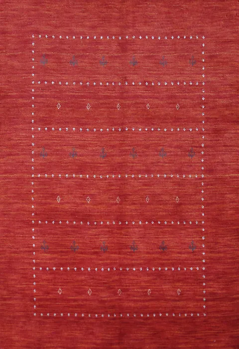 Tribal Wool Gabbeh Indian Rug 5x6
