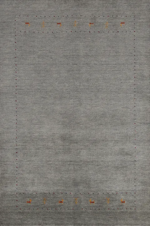 Handmade Gabbeh Indian Area Rug 5x8