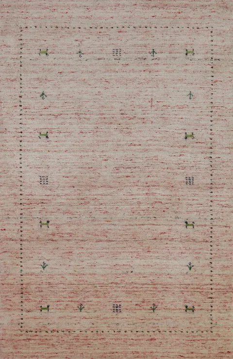 Handmade Gabbeh Indian Rug 4x6