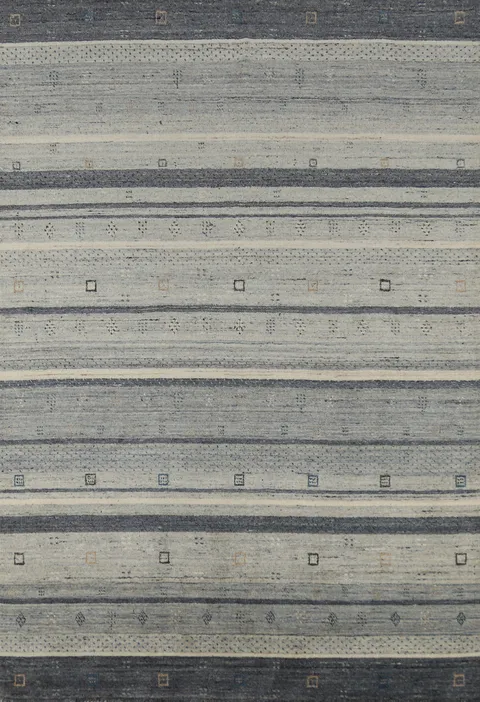 Handmade Wool Gabbeh Indian Area Rug 5x8