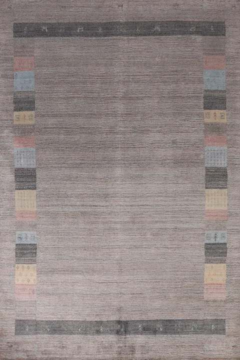 Handmade Wool Gabbeh Indian Area Rug 5x8
