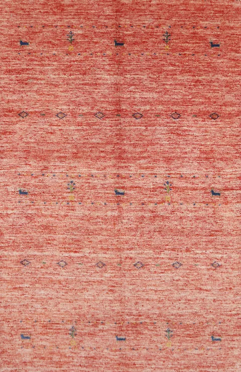 Handmade Gabbeh Indian Rug 4x6