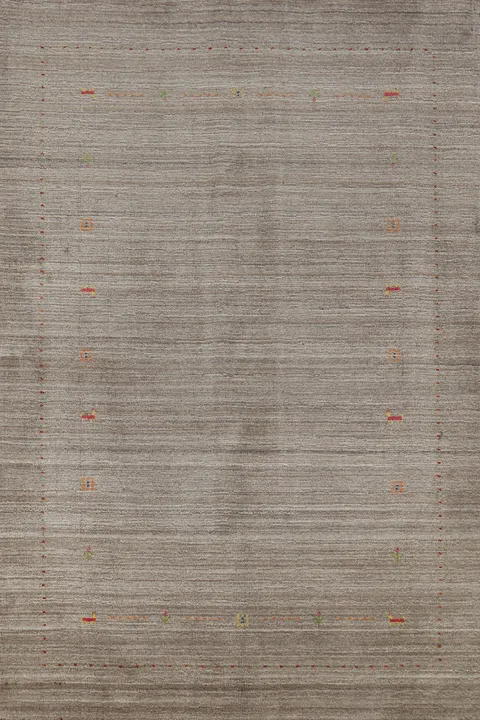 Handmade Wool Gabbeh Indian Area Rug 5x8