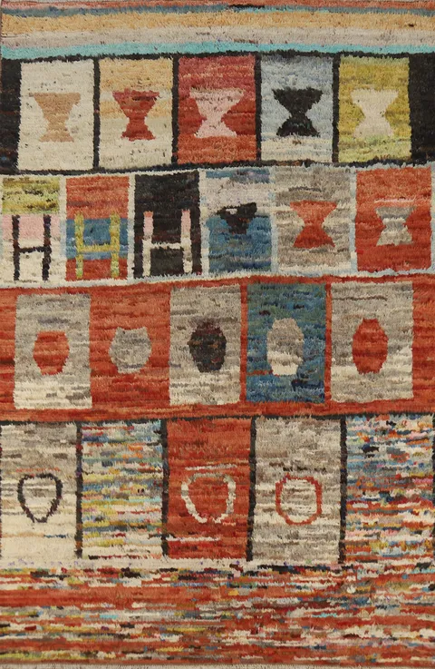Geometric Moroccan Oriental Area Rug 7x10