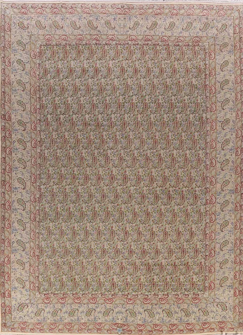 Vegetable Dye Signed Mood Persian Area Rug 10x13