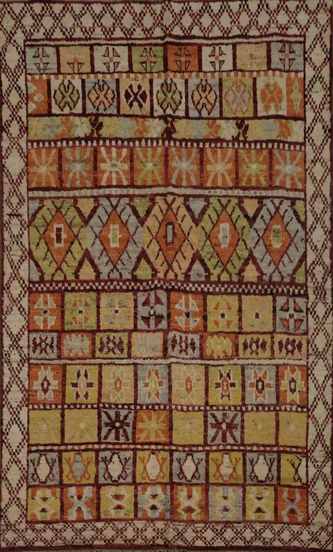 Geometric Moroccan Oriental Area Rug 7x10