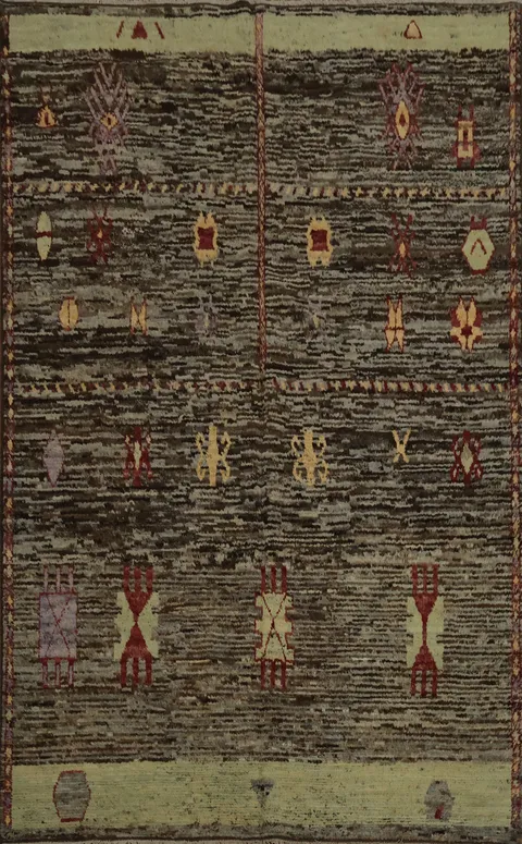 Vibrant Geometric Moroccan Area Rug 7x10 for Living Rooms