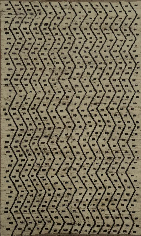 Geometric Moroccan Oriental Area Rug 7x10