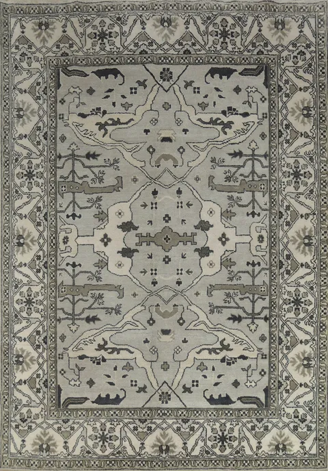 Handmade Wool Oushak Indian Area Rug 8x10