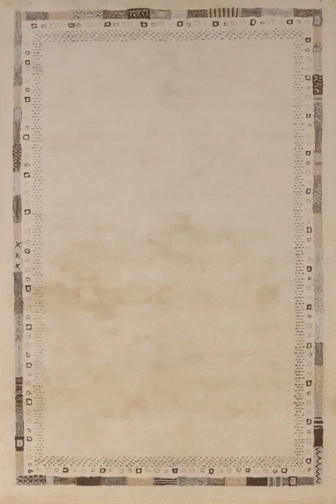 Handmade Gabbeh Indian Area Rug 5x8