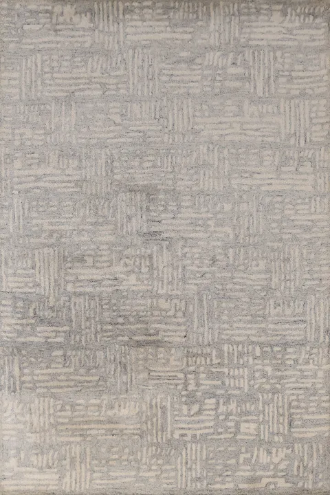 Handmade Modern Indian Area Rug 5x8