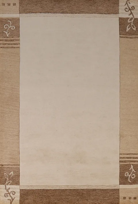 Handmade Gabbeh Indian Area Rug 5x8