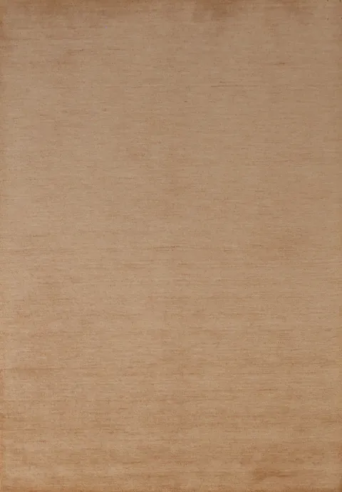 Solid Wool Gabbeh Indian Area Rug 5x8