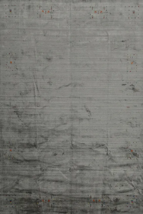 Luxurious Gray Gabbeh Area Rug 10x12 Enhancing Living Spaces