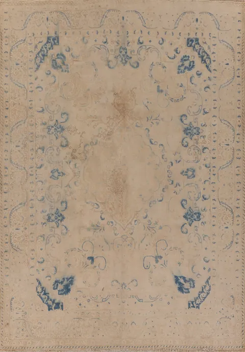 Traditional Mashad Persian Area Rug 10x13