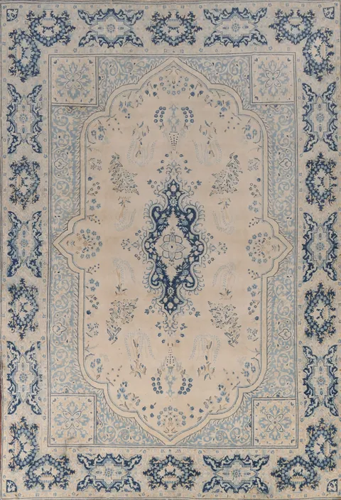 Victorian Style Kerman Persian Area Rug 9x13