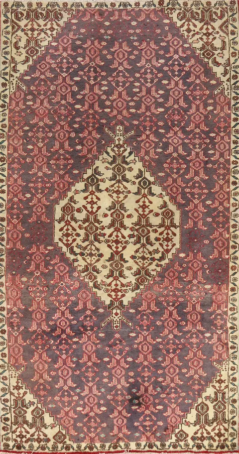 Geometric Ardebil Persian Rug 4x8