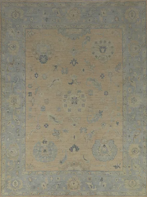 Vegetable Dye Oushak Turkish Area Rug 8x10